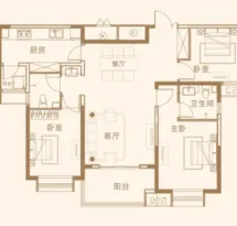 甘肃建投地产百郦天香户型信息1