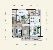 碧桂园玖玺户型信息5