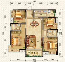 江岸铭座户型信息2