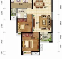 奥山世纪城户型信息3