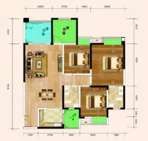 德能盛世靖城商铺户型信息2