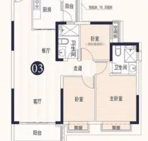 南宁恒大悦龙台户型信息15