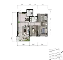 坤龙·锦承天序户型信息11