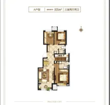 潮白河孔雀城·润泽学府户型信息3