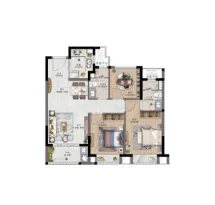 美的君兰锦绣户型信息3