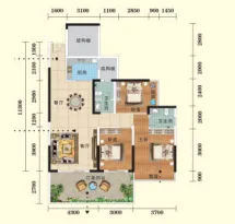 润达·将军凯旋户型信息3