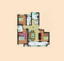 鲁邦奥林逸城户型信息5