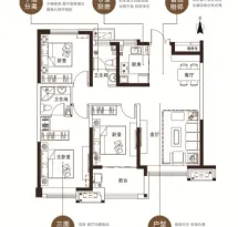 荣盛锦绣德园户型信息6