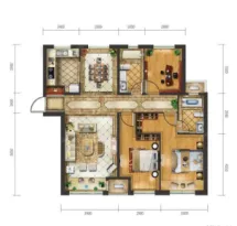 绿地麓峯公馆户型信息4