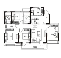 绿地澜庭公馆户型信息5