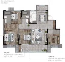 中梁时光熙院户型信息1