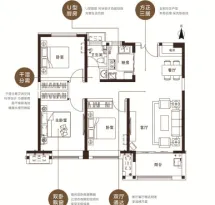 荣盛锦绣德园户型信息2