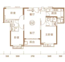 恒大郦湖城户型信息1