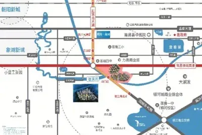 鸿海水岸之城沁园楼盘图