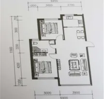 康大天成一品户型信息3