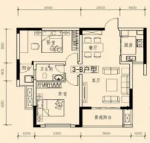 水岸新都户型信息4
