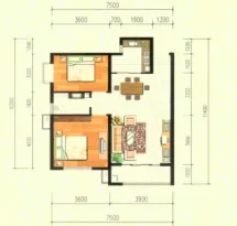 中南名邸户型信息3