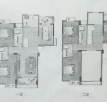 港龙上宾尊域户型信息1