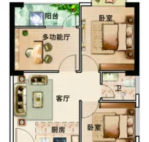 象州裕达·华锦公馆户型信息4