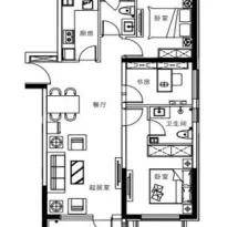 绿地澜庭公馆户型信息4
