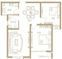 帝华凯旋城户型信息4