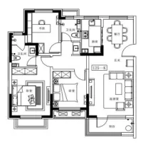 绿地澜庭公馆户型信息3
