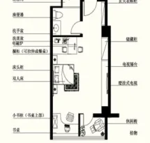 华北城S1主题酒店公寓户型信息2