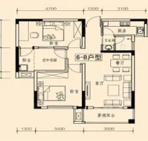 水岸新都户型信息6