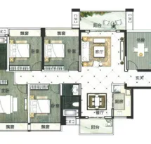 猎天·地王公馆户型信息1