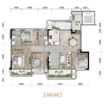 贝蒙·玖龙天玺户型信息4