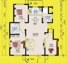 第六城摩卡公寓户型信息3