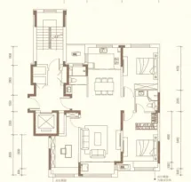 华盛延西府户型信息5