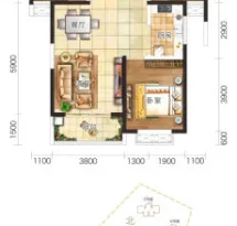 多丰?水岸绿洲户型信息1