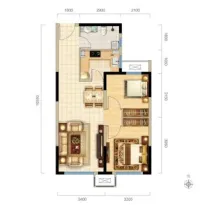 鸿坤理想城户型信息14