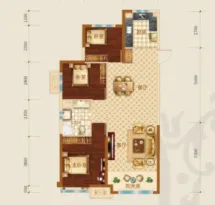 乌兰察布恒大珺庭户型信息6