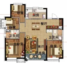 通辽恒大御景天下户型信息5