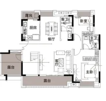 美的国宾府户型信息1