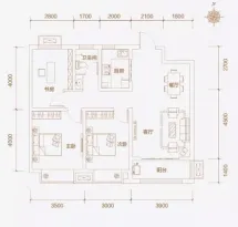 恒信·城央首府户型信息4