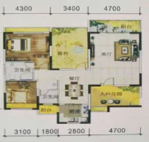 园辉新都户型信息8