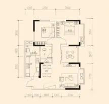 建工北城乐章户型信息2