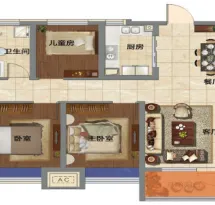 中梁首府壹号户型信息7