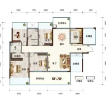 恒晨君悦龙山户型信息4