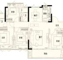 保利熙悦户型信息2