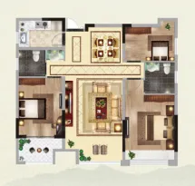 中房·翡翠岛户型信息3