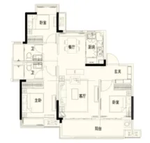 保利熙悦户型信息1