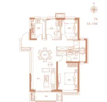 美的剑桥郡户型信息1