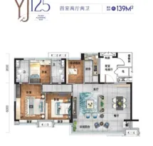 碧桂园雍华府户型信息3