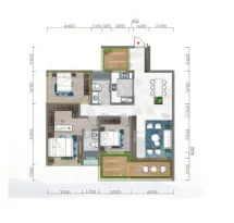 九方城市公园户型信息1