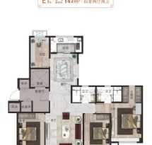 天正山河玺院户型信息2