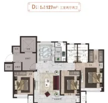 天正山河玺院户型信息1